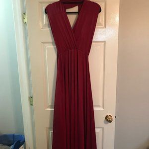 Maroon/Burgundy Multi Way Dress